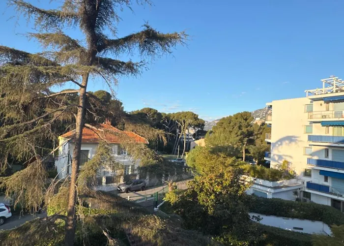 شقة Cap Martin Luxury - Parking - Terrasse - Piscine - Bouteille De Prosecco روكوبرُن كاب مارتي