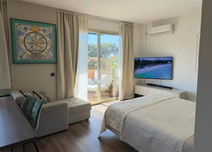 Cap Martin Luxury - Parking - Terrasse - Piscine - Bouteille De Prosecco روكوبرُن كاب مارتي